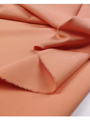 Kumaş Parça Kavuniçi Renkte Krep Kumaş En: 140 cm