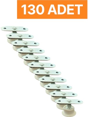 Homdep Masa Sandalye Dolap Sehpa Ayarlanabilir Yükseltme Ayağı M8 Beyaz Rotil Ayak 130 Adet