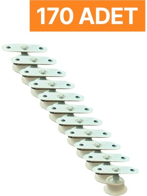 Homdep Masa Sandalye Dolap Sehpa Ayarlanabilir Yükseltme Ayağı M8 Beyaz Rotil Ayak 170 Adet