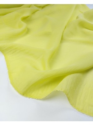 Kumaş Parça Neon Sarı Renkte Aerobin Vual Kumaş (En 140 cm x Boy 210 Cm)