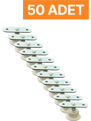 Homdep Nescamuse Masa Sandalye Dolap Sehpa Ayarlanabilir Yükseltme Ayağı M8 Beyaz Rotil Ayak 50 Adet