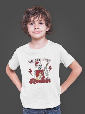 Bumeta Christmas Rock Jingle Bell Rockin Çocuk Tişört T-Shirt