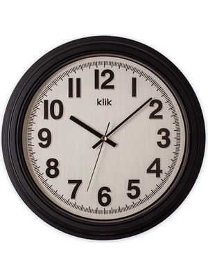 UltraMint Şık Siyah Minimalist Duvar Saati, Modern Dekorasyon Için Harika Seçenek