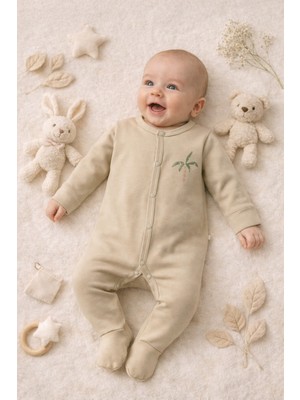 Ozz Baby Yeni Doğan Erkek Bebek 0-3 Ay Hastane Çıkışı Zıbın Seti Biye Detaylı