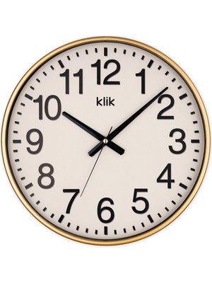 UltraMint Şık ve Modern Dekoratif Sessiz Akar Duvar Saati