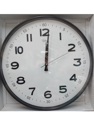 UltraMint Şık 43 cm Büyük Boy Tasarım Duvar Saati, Modern Dekorasyon Için