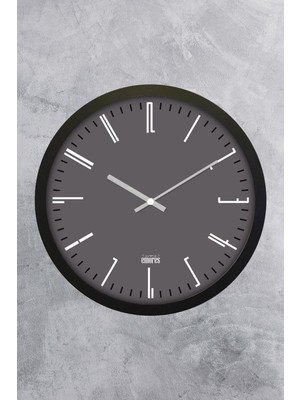 UltraMint 30 cm Cam Mekanizma Duvar Saati, Şık ve Sessiz Tasarım