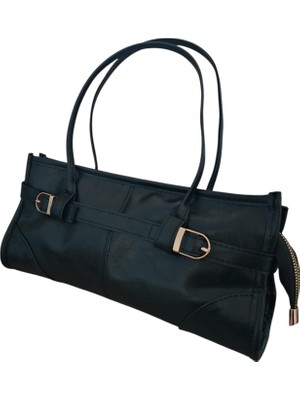 Vintage Baget El Omuz Çantası