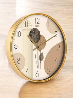 UltraMint 30 cm Gerçek Cam Sessiz Mekanizma Duvar Saati, Şık ve Modern Tasarım