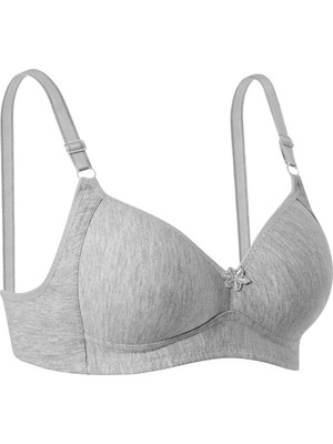 TrentCo Telsiz Silikonlu Toparlayıcı Sütyen Gri