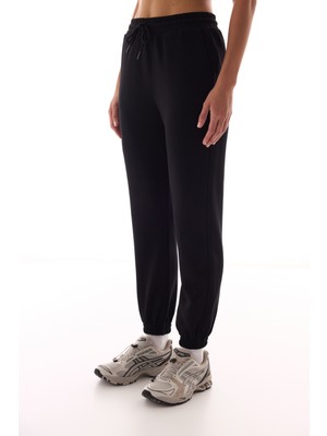 Penti Siyah Yüksek Bel Cepli Pamuklu Jogger
