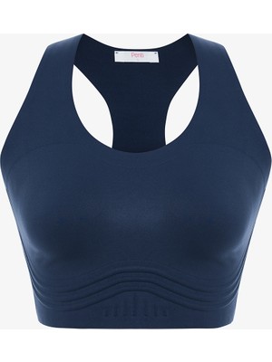 Penti Lacivert Stretch-360 Orta Destek Flexline Spor Sütyeni