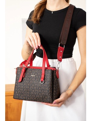 Just Polo Kadın Spor Model Ayarlanabilir Askılı Şık El & Omuz Çantası Shoulder Bag
