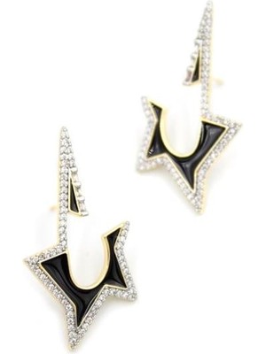 TrentCo Yıldız Küpe - Altın