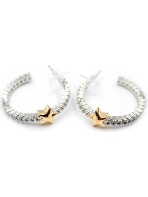 TrentCo Yıldız Küpe - Gümüş