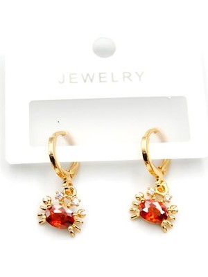 TrentCo Yengeç Küpe - Altın