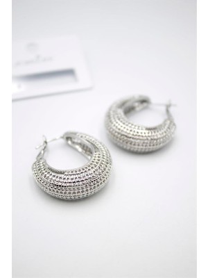 TrentCo Telkari Halka Küpe - Gümüş