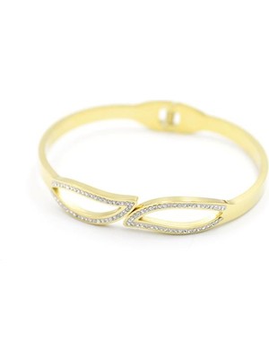 TrentCo Yaprak Bilezik - Altın