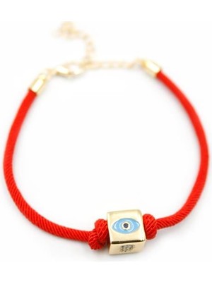 TrentCo Küp Ip Bileklik - Kırmızı