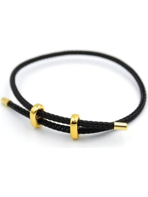 TrentCo Hasır Bileklik - Siyah