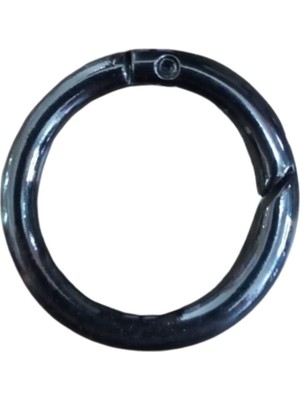 FRY Çanta Halkası Yuvarlak 3 cm Siyah