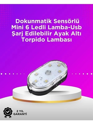 Eco Lounge Kablosuz Manyetik Montajlı Araba Için 7 Renkli Ambiyans Işığı Seti