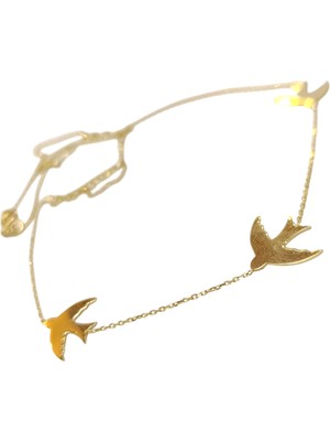 Genel Kırlangıç Kolye 14 Ayar Altın  Hd Videolu