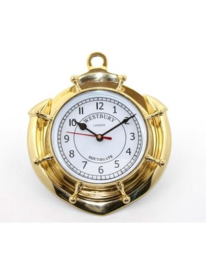 Costurera Pirinç Duvara Asmalı Çapalı Saat