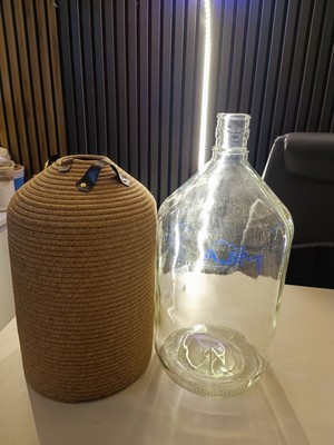 Ahs Tasarım 15 Litrelik Cam Damacana Için Hasır Kılıf