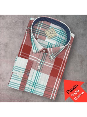 Eren Style Poplin %100 Cotton Pamuklu Uzun Kollu Terletmeyen Gömlek (Slim Fit Kalıp)