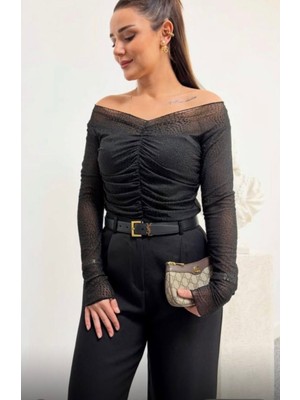 Shop My Simli Şifon Bluz