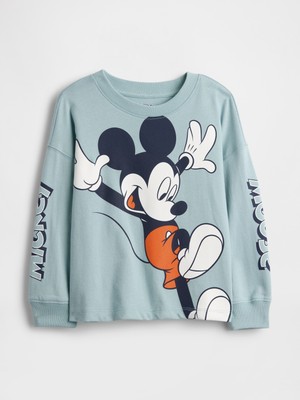 Gap Erkek Bebek Turkuaz Gap × Disney Mickey Mouse Grafik Baskılı T-Shirt