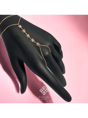 Yıldız Senfoni Rose Gold 925 Ayar Gümüş Şahmeran