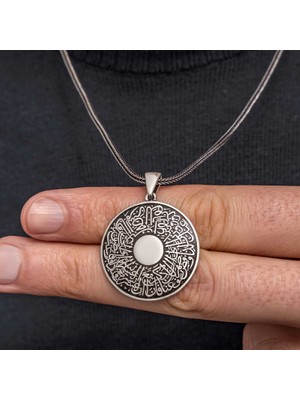 Costurera Gümüş Inşirah Suresi Erkek Kolye