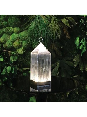 Fener Model USB Şarjlı Dokunmatik 3 Farklı Işık Modlu Masa Üstü Kristal Akrilik Lamba LED
