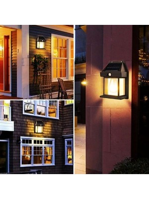 Costurera Güneş Enerjili Duvar Lambası, Hareket Sensörlü S-50