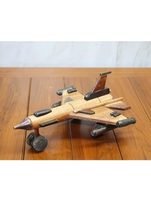 Costurera Ahşap Uçak Biblo