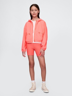 Gap Kız Çocuk Turuncu Fitilli Bisiklet Şortu