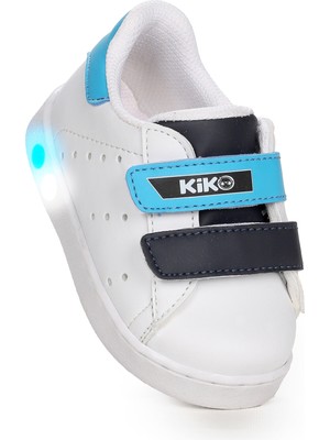 Kiko Kids Royzo Cırtlı Işıklı Kız Çocuk Spor Ayakkabı