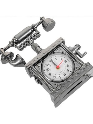 Costurera Telefon Görünümlü Saat Masa Saati