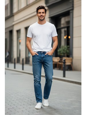 FullaModa Fermuarlı Baggy Jean