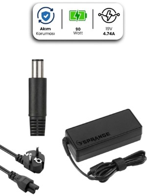 Marsilyan 19V 4.74A 7.4 * 5.0mm 90W Hp Için Laptop Adaptör