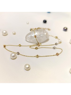 Genel 2.5mm Dorika Toplu Kolye 14 Ayar Altın Hd Videolu