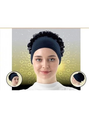 Marsilyan Bone - Dikişli Fırfırlı Bone Bandana