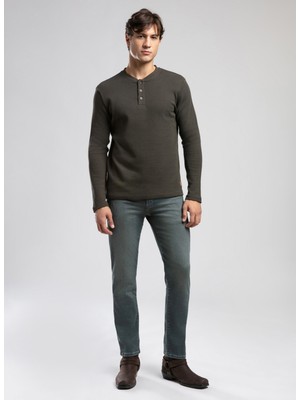 Lee Cooper Mavi Erkek Slim Straight Denim Pantolon 261 Lcm 121008 Jagger Abıgaıl Ig