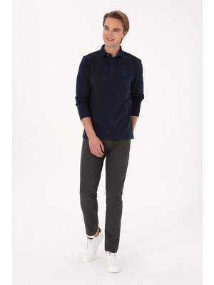 U.S. Polo Assn. Erkek Koyu Yeşil Kanvas Pantolon 50311608-VR079