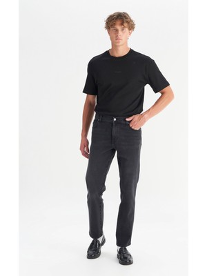 Wrangler Normal Bel Straight Siyah Erkek Denim Pantolon MW12100012TI Siyah Denim Pantolon