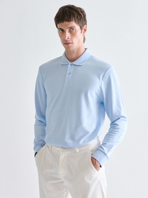 Lc Waikiki Yeni Sezon Polo Yaka Uzun Kollu Pike Erkek Tişört