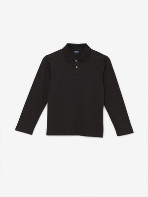 Lc Waikiki Yeni Sezon Polo Yaka Basic Uzun Kollu Erkek Çocuk Tişört