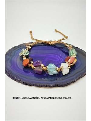 UltraMint Doğal Taşlı Balık Burcu Bileklik, Sertifikalı ve Şık Takı